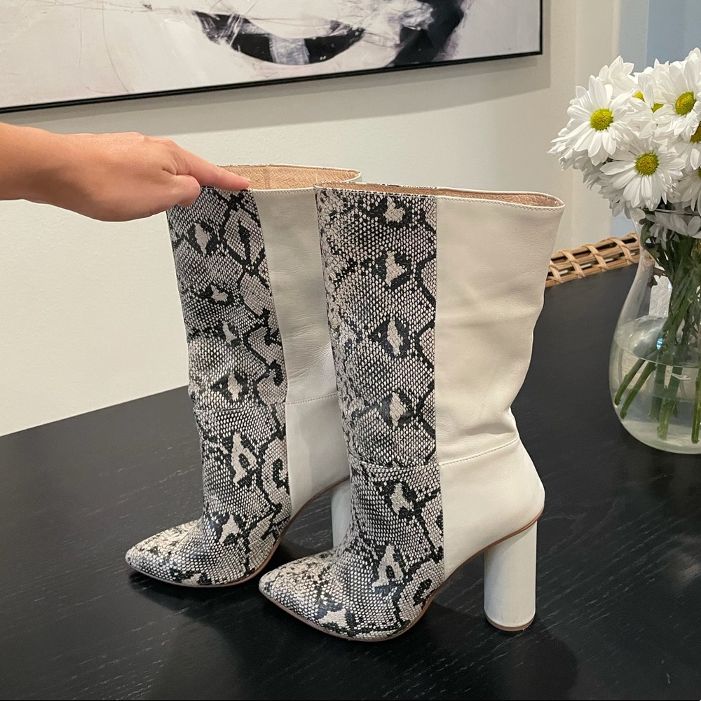 COPY - Chinese Laundry SnakeSkin Leather Boots